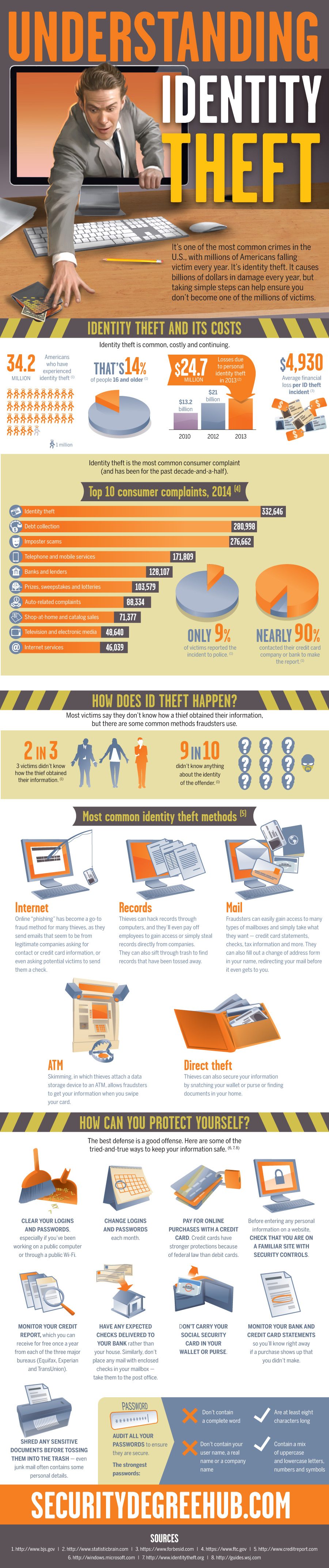 Understanding Identity Theft infographic